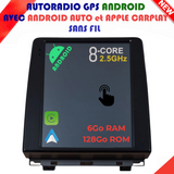 Autoradio GPS Renault CLIO 5 à partir de 2019 Version Android 13 avec Android Auto et Apple Carplay sans fil intégrés