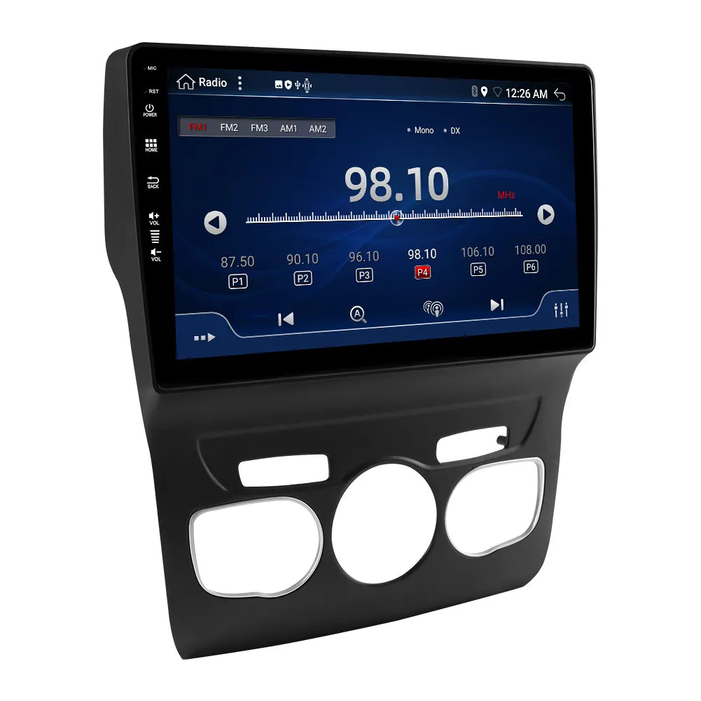 Autoradio GPS CITROEN C4 de 2011 à 2018 Version Android 12 avec Android  Auto et Apple Carplay sans fil intégré