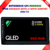 Autoradio GPS Citroën C5 II de 2008 à 2017 Version Android 13 avec Android Auto et Apple Carplay sans fil intégré