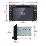 AUTORADIO GPS ANDROID 13 MERCEDES BENZ CLASSE B W245 2005 À 2012 avec Android Auto et Apple Carplay sans fil intégré