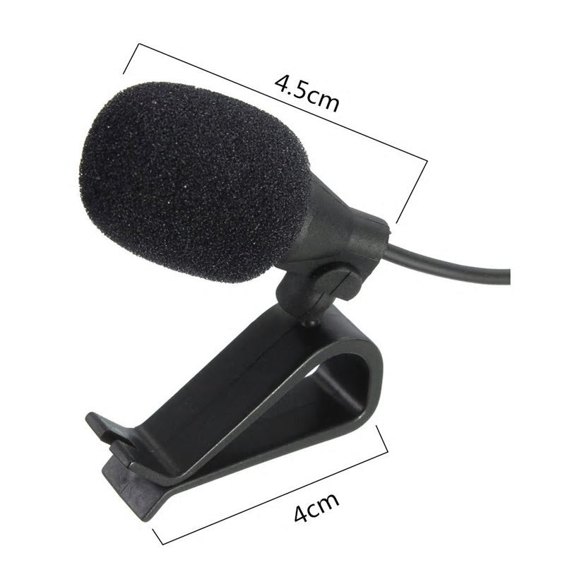 Microphone Portable 3,5 mm,Microphone de Voiture,Micro Externe 3,5