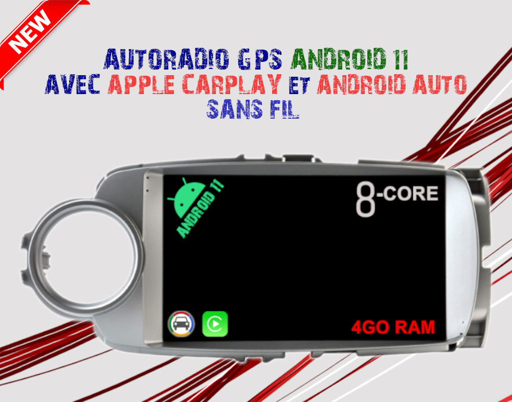 Cet autoradio portable compatible Android Auto et Carplay est