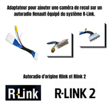 Adaptateur Caméra de Recul 32 PIN pour Renault –  Compatible systèmes Rlink / Rlink 2 – Pour Caméra Non d’Origine