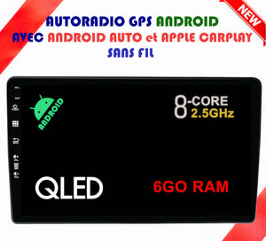 Autoradio GPS Android 13 SEAT Exeo Depuis 2009 avec Android Auto et Apple Carplay intégré
