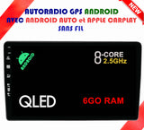 Autoradio GPS Android 13 SEAT Exeo Depuis 2009 avec Android Auto et Apple Carplay intégré