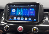 Autoradio GPS FIAT 500X à partir de 2014 Version Android 13 avec Android Auto et Apple Carplay sans fil intégrés