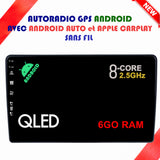 Autoradio GPS Opel Astra H de 2004 à 2009 Version Android 13 avec Android Auto et Apple Carplay sans fil intégré