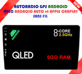 Autoradio GPS Peugeot 308 phase 2 de 2013 à 2021 Version Android 13 avec Android Auto et Apple Carplay sans fil intégrés