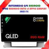 Autoradio GPS OPEL ASTRA J de 2009 à 2015 Version Android 13 avec Android Auto et Apple Carplay sans fil intégrés