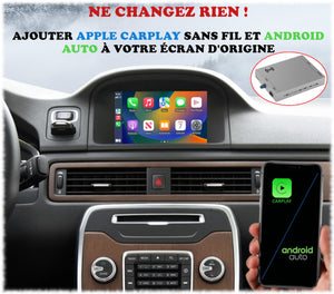 Boîtier Apple Carplay et Android Auto pour VOLVO V70 de 2011 à 2016