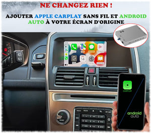 Boîtier Apple Carplay et Android Auto pour VOLVO XC60 de 2011 à 2017