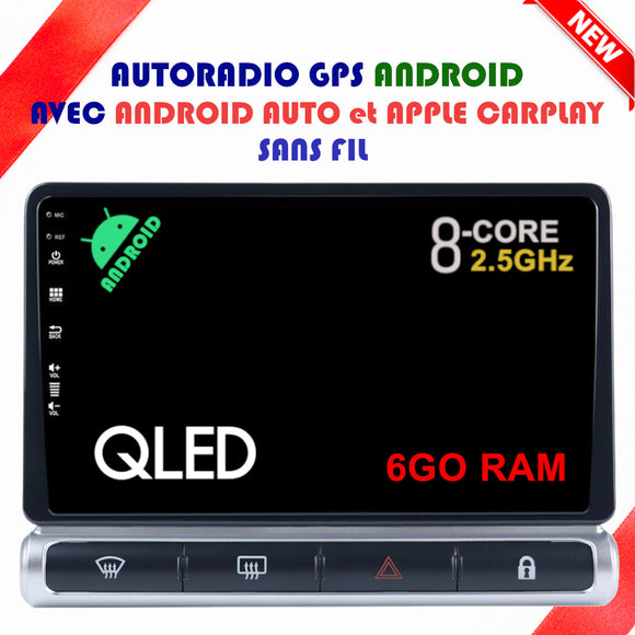 Autoradio CITROEN C3 III de 2016 à 2023 Version Android 13 avec Android Auto et Apple Carplay sans fil intégré