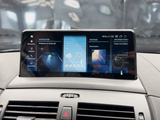 ÉCRAN ANDROID 13 AVEC CARPLAY ET ANDROID AUTO SANS FIL POUR BMW X3 E83 de 2004 à 2010