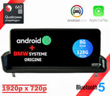 ÉCRAN ANDROID 13 AVEC CARPLAY ET ANDROID AUTO SANS FIL POUR BMW SERIE 3 E90, E91, E92, E93 et M3 de 2005 à 2012