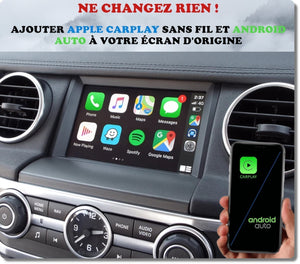Apple Carplay et Android Auto sans fil pour Jaguar XJ de 2010 à 2019