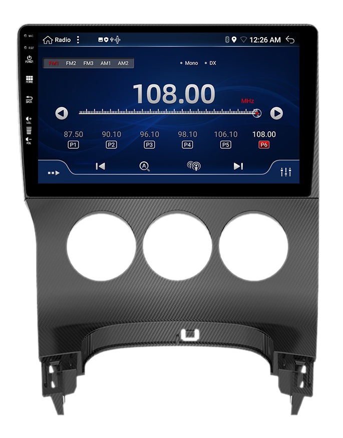 Autoradio 2 Din Android Auto pour Peugeot 3008 1 2009 - 2016