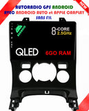 Autoradio GPS Peugeot 3008 de 2009 à 2016 Version Android 13 avec Android Auto et Apple Carplay sans fil intégré