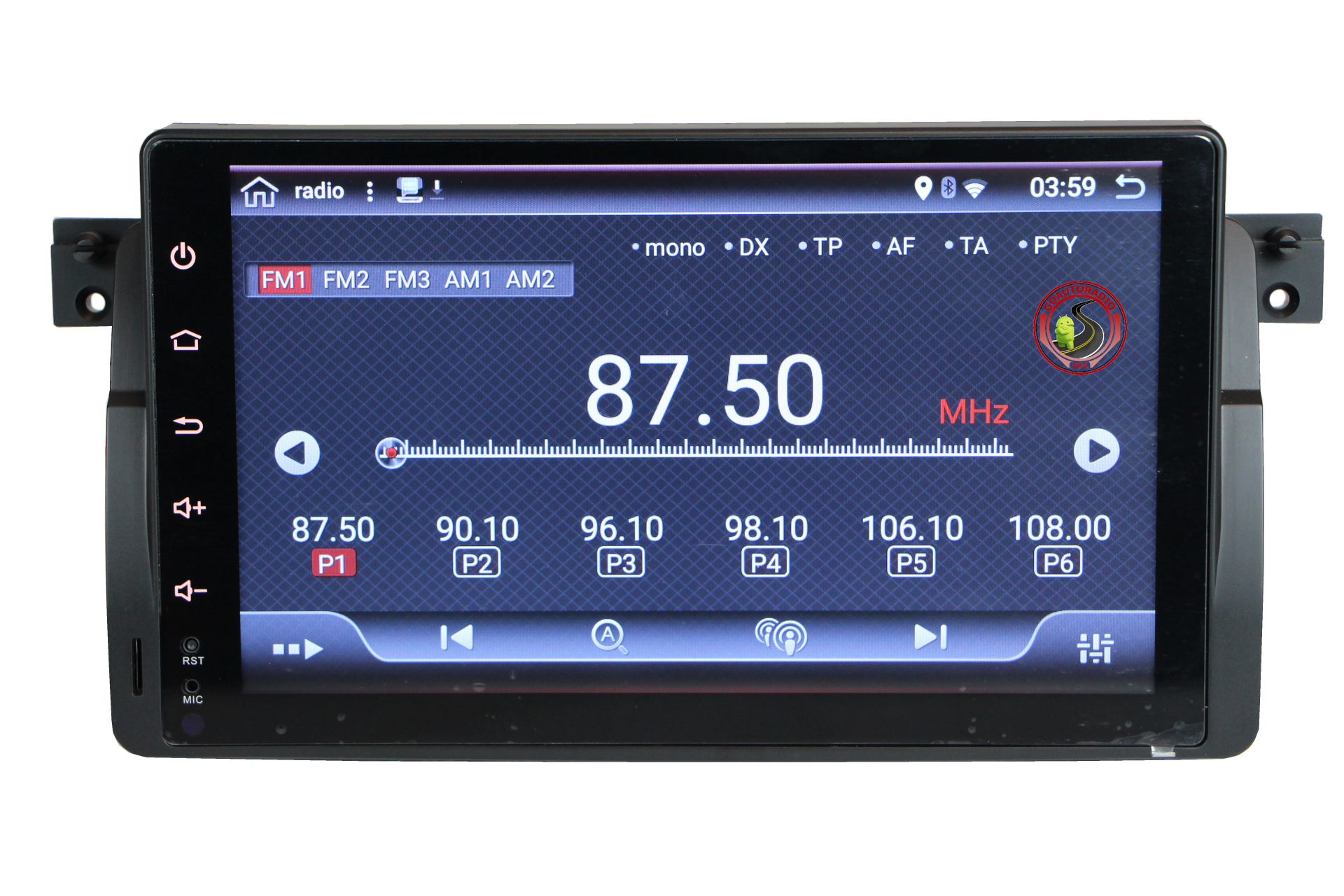 Autoradio GPS Android 12 BMW Serie 3 E46 – GOAUTORADIO