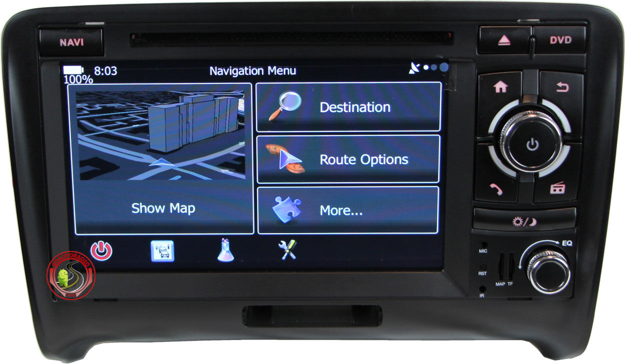 AUTORADIO GPS AUDI TT + Camera de recul - Équipement auto