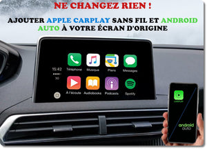 Apple Carplay et Android Auto pour Peugeot 5008 de 2016 à 2019 avec système NAC