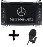 Autoradio GPS Android 12 MERCEDES BENZ CLASSE A W169 2004 À 2012 avec Android Auto et Apple Carplay sans fil intégré