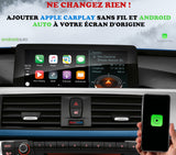 Apple Carplay et Android Auto pour BMW Série 3 E90-E91-E92 et E93 de septembre 2008 à 2012 avec système CIC