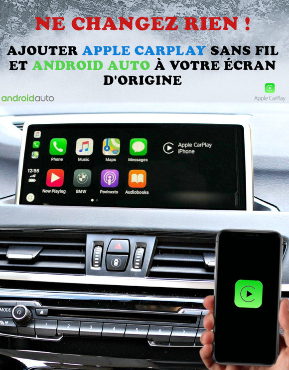 Apple Carplay et Android Auto pour BMW X1 F48 de 2015 à 2017 avec système NBT