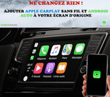 Apple Carplay et Android Auto sans fil pour Skoda YETI à partir de 2014 avec système MIB1 et MIB2